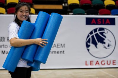 Ivy Kim (pictured) and other sport management students gained experience this past summer working abroad with Asia League, a start-up basketball company tasked with organizing some of Asia’s elite basketball clubs. (Photo courtesy of Ivy Kim) 