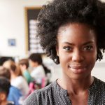 Black female leader in classroom (iStock photo)