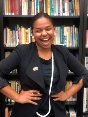 Pauline Batista, a second-year doctoral student in educational leadership, was recognized with the Graduate Student of the Year Award from UConn’s NCAAP Youth and College Chapter. (Photo courtesy of UConn Center for Education Policy Analysis)