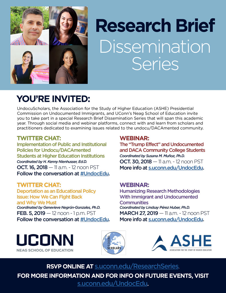 2018-19 Research Brief Dissemination Series Flyer