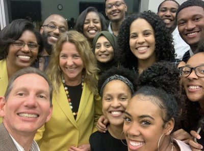 Students and faculty at 2019 Diversity Dinner 