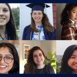 Fulbright Recipients. Top Row: Elizabeth Clifton, Karli Golembeski and Chloe Murphy. Bottom Row: Simran Sehgal, Jessica Stargardter and Candace Tang.